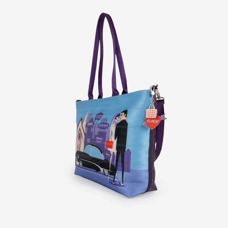 Medium Streamline Tote / Shag Wedding Belle - Image 3